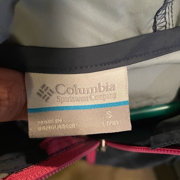 Girls Columbia rain jacket small 7/8 - Picture 2 of 2